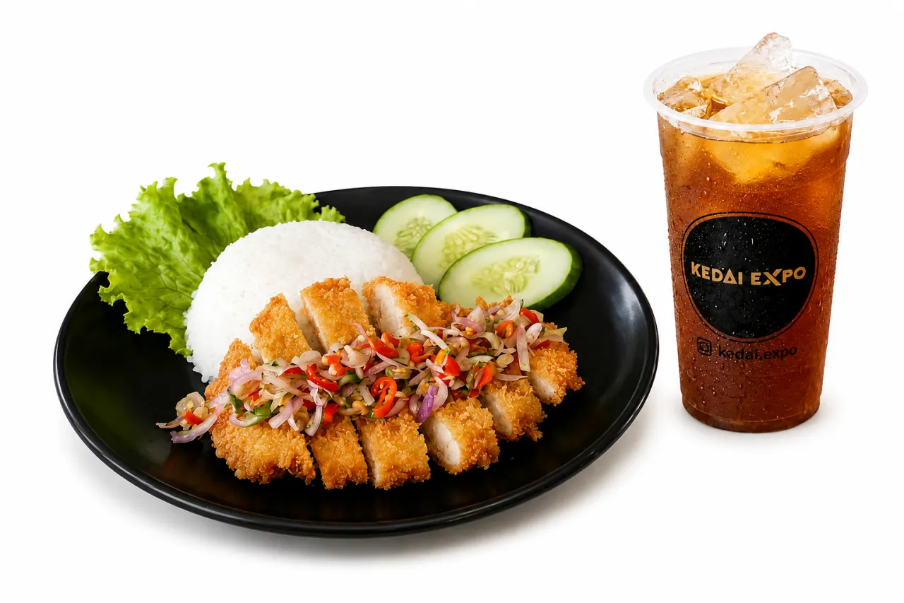 Paket Ayam Katsu Sambal Matah